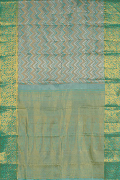 Green jacquard silks saree