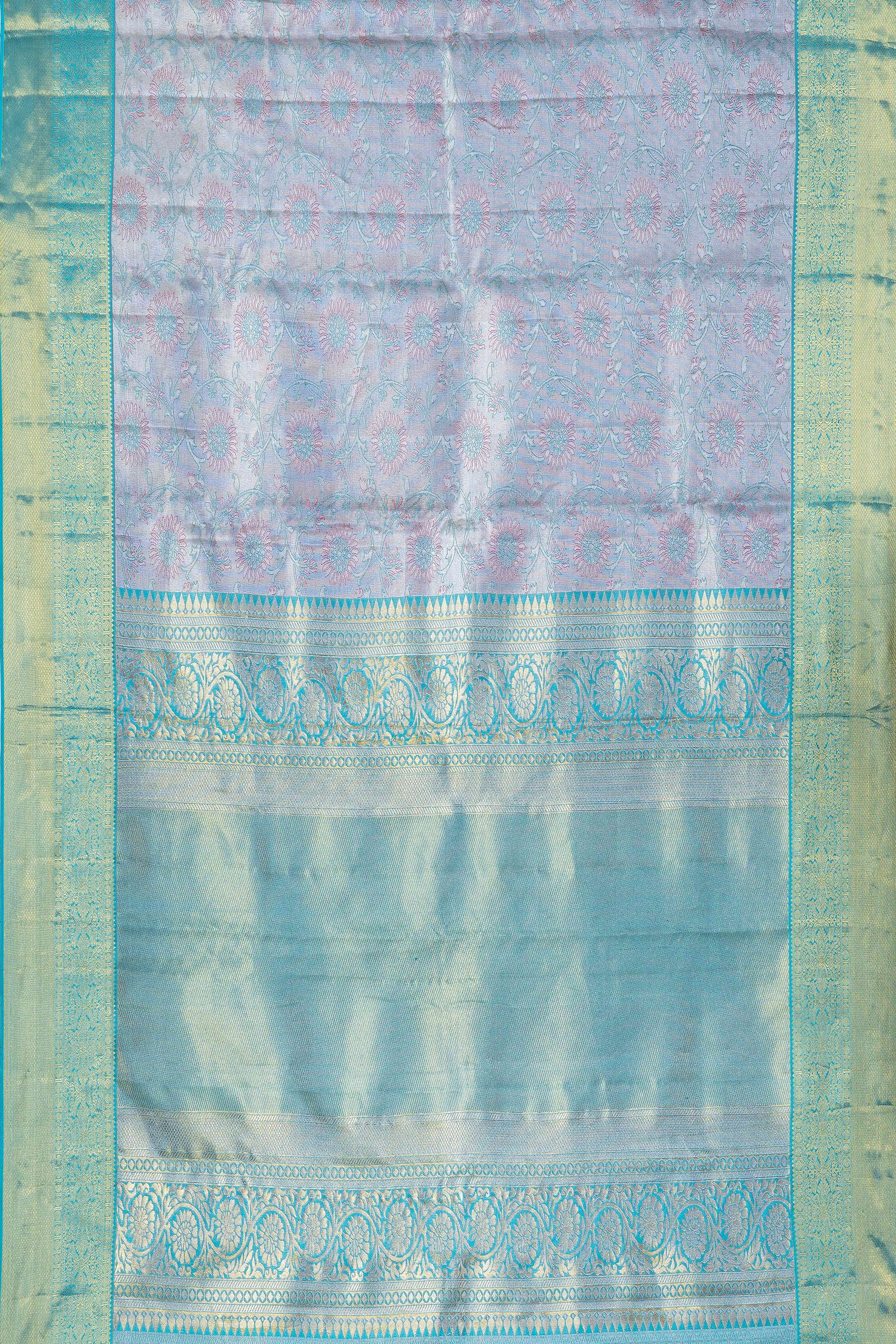 Green jacquard silks sarees