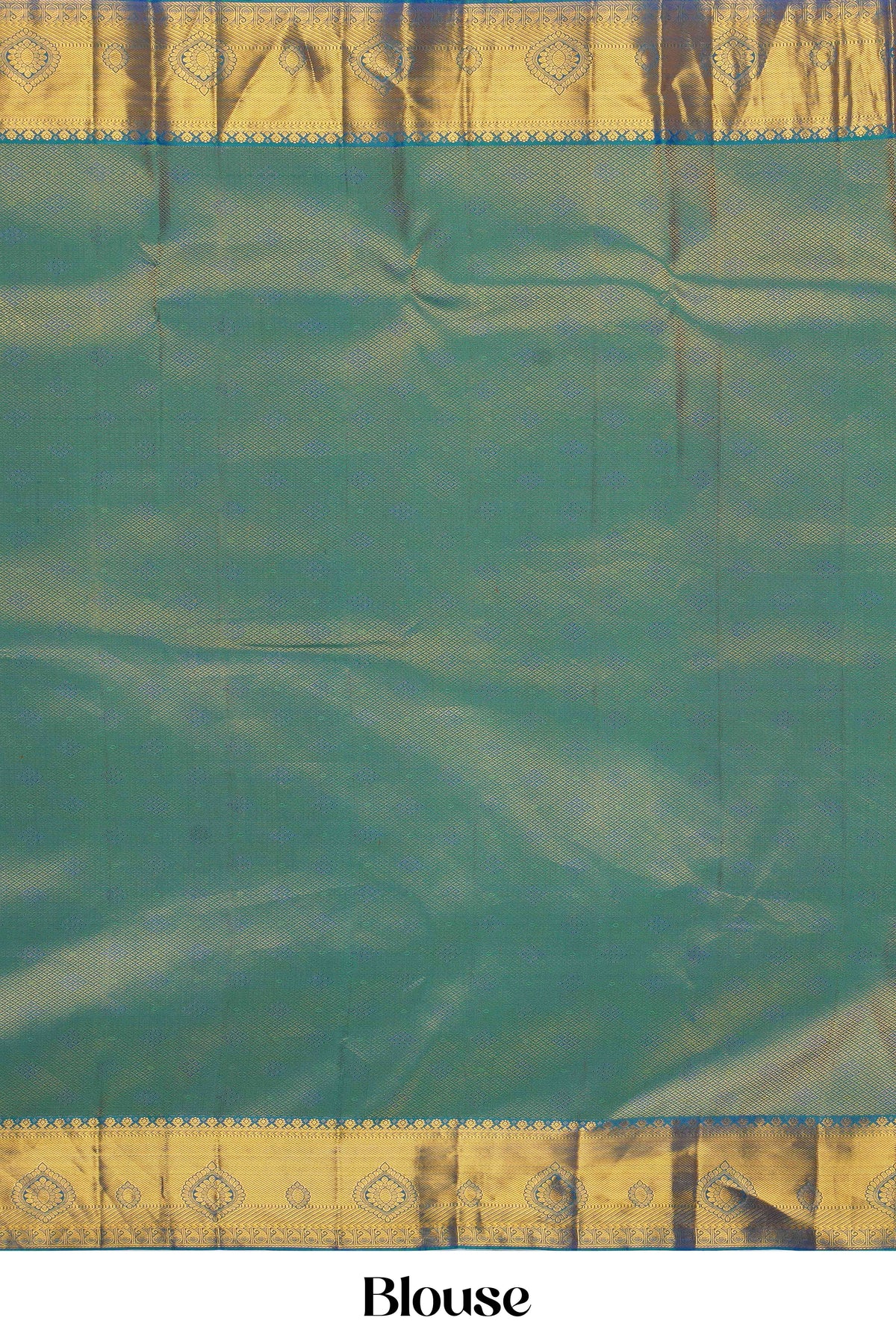 Green jacquard silks sares