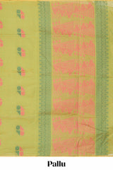  Green kanchi cotton saree