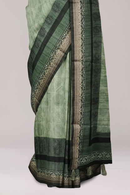Green saree