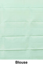 Green wedding silk saree