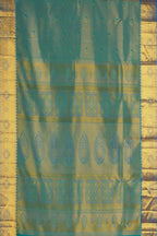 Green zari woven silk sarees

