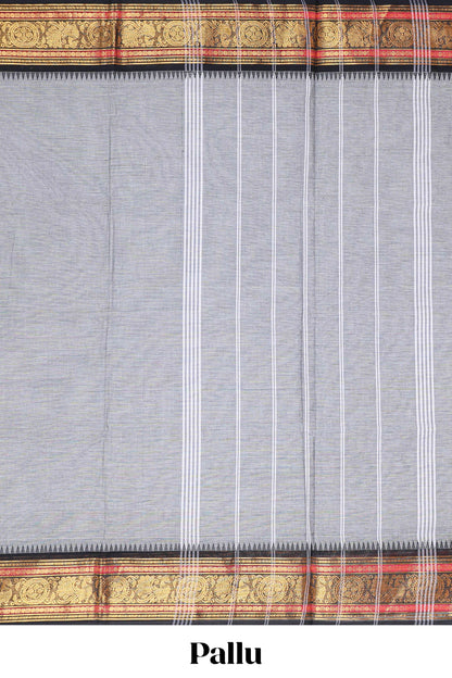  Grey chettinad cotton sarees
