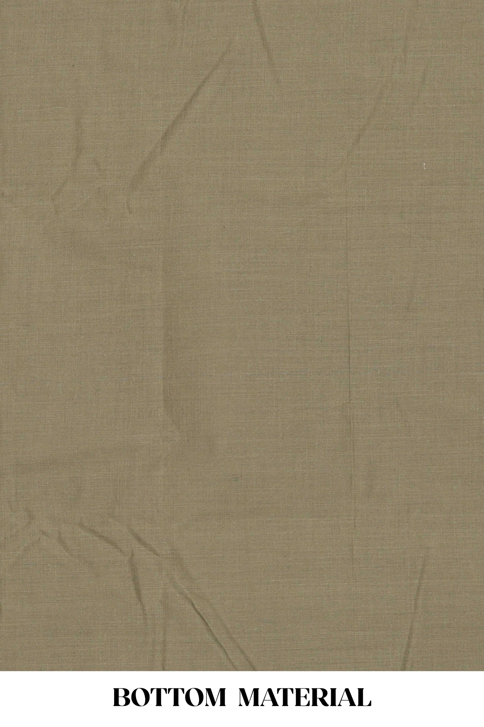 Grey cotton thread work suit
