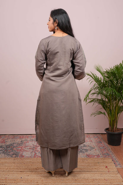 Grey elegant ethnic Chudidhar
