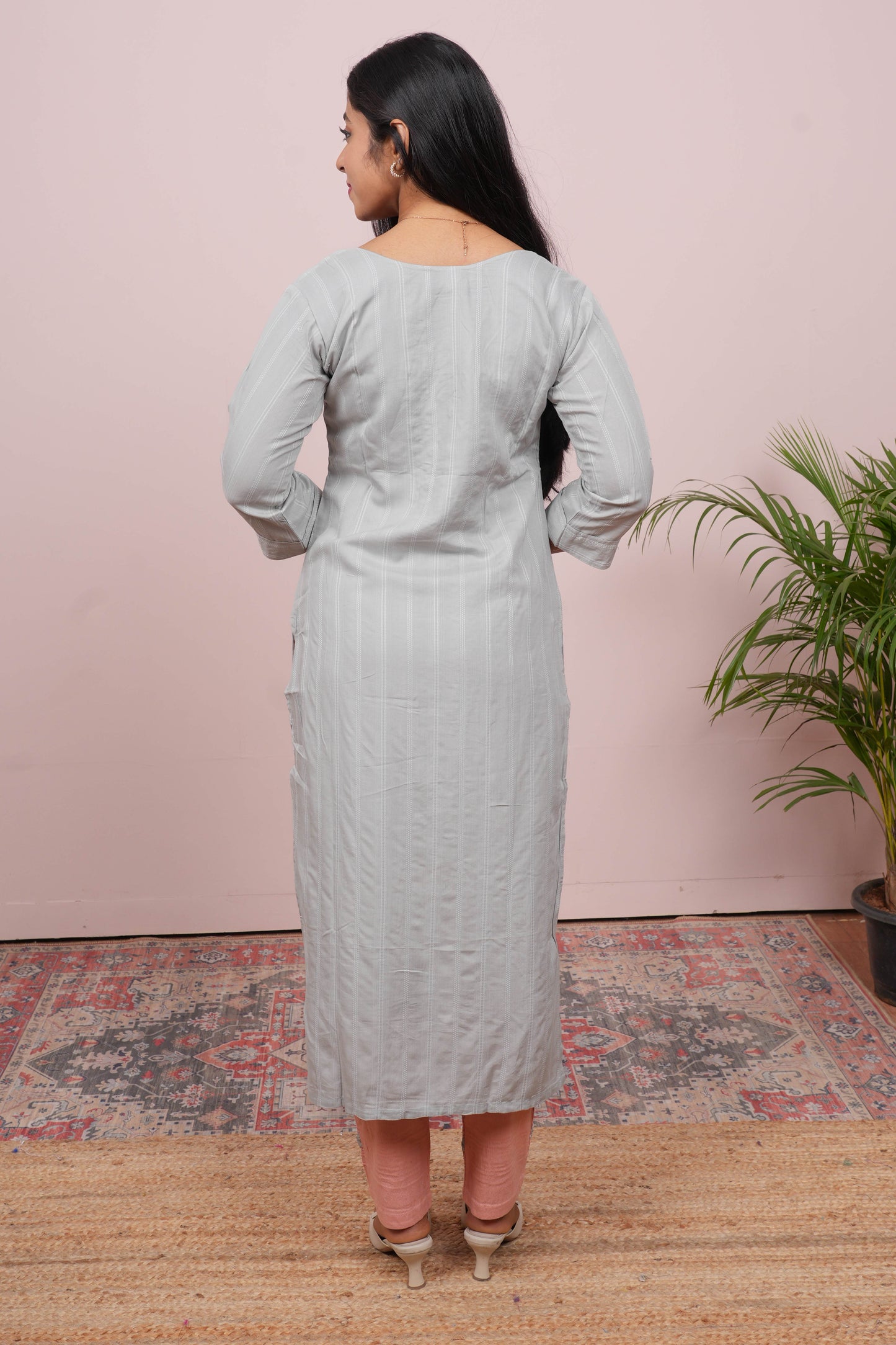 Grey elegant ethnic wear