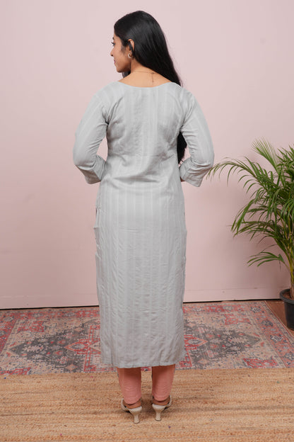Grey elegant ethnic wear