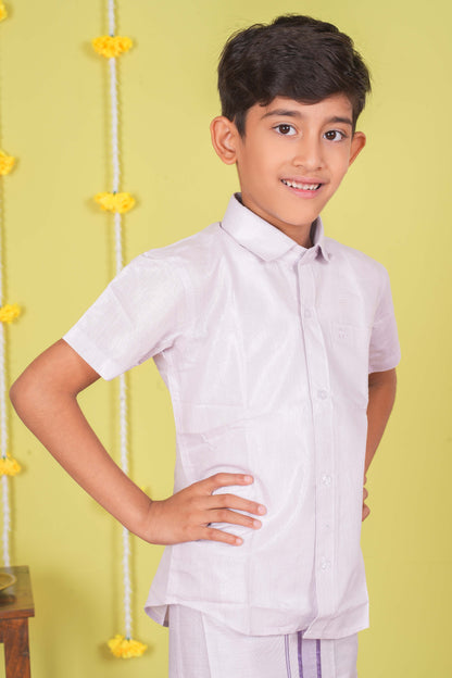 Half sleeve cotton celebration outfit