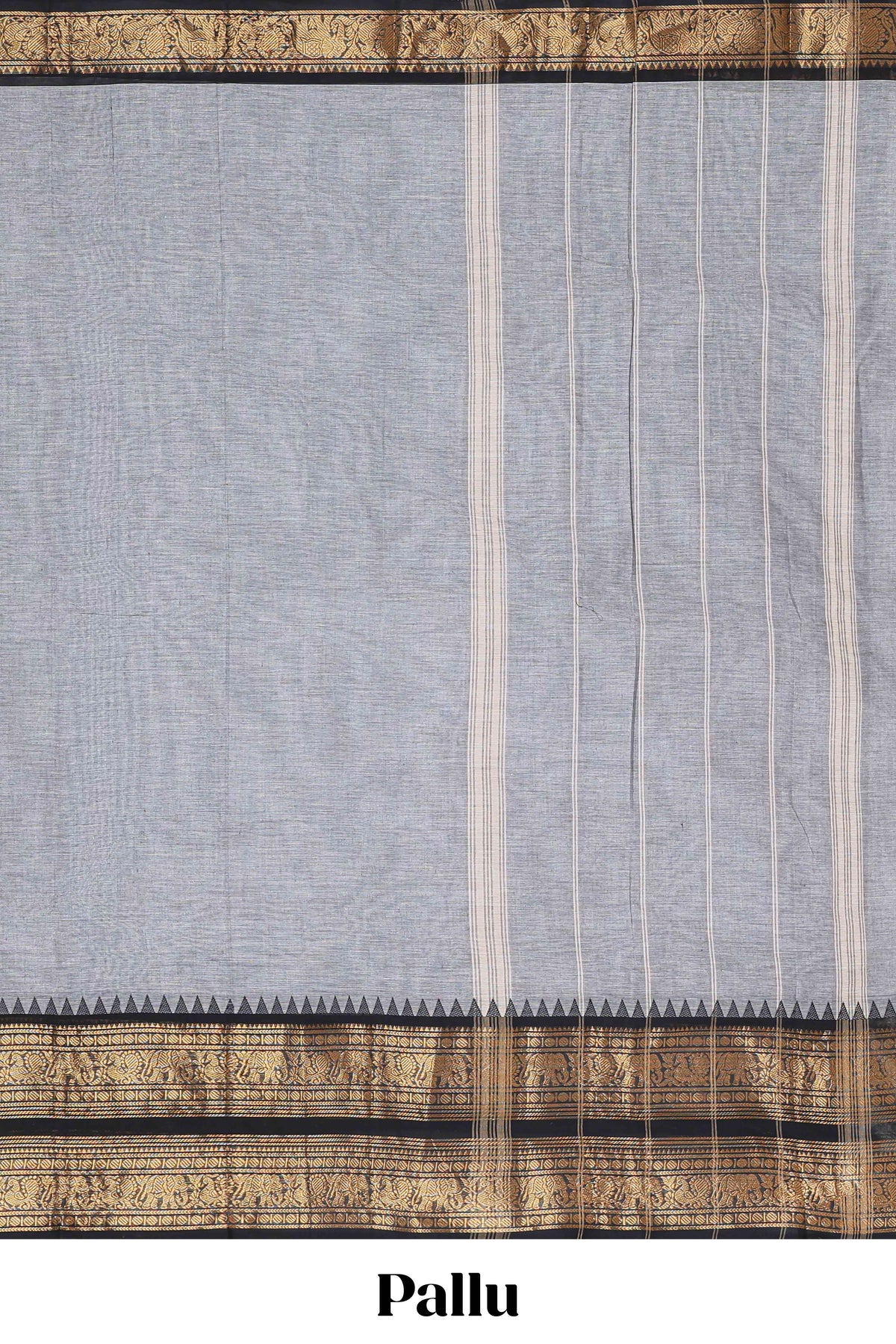  Hash Grey chettinad cotton saree