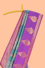 Ikkat striped pattern