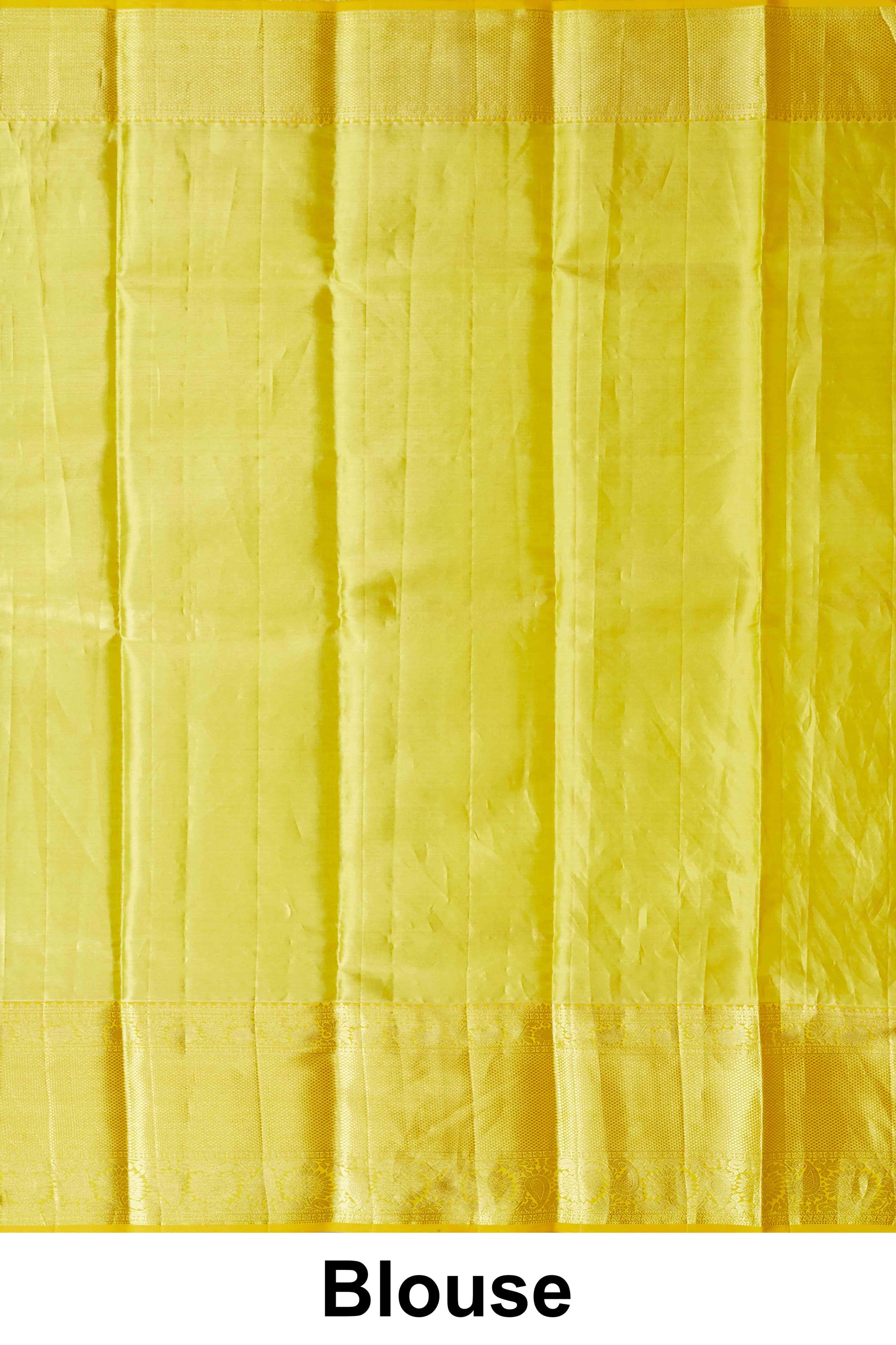 Ivory zari tissue silk saree