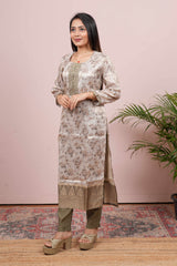 Jacquard festive traditional outfit