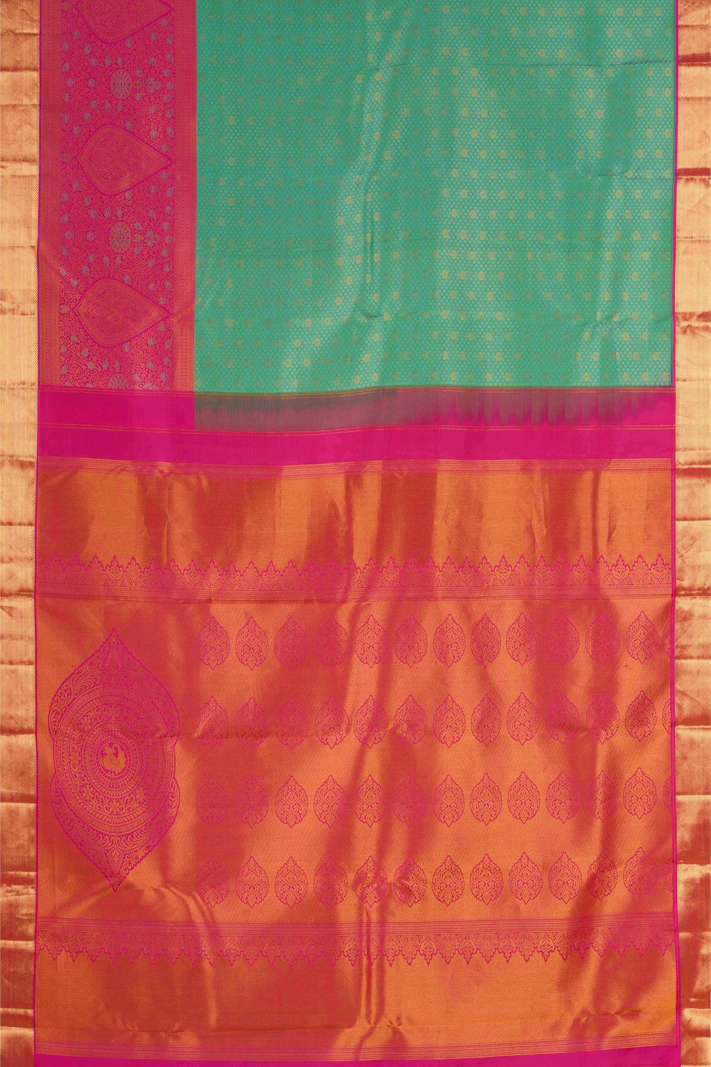 Jacquard pattu silk saree
