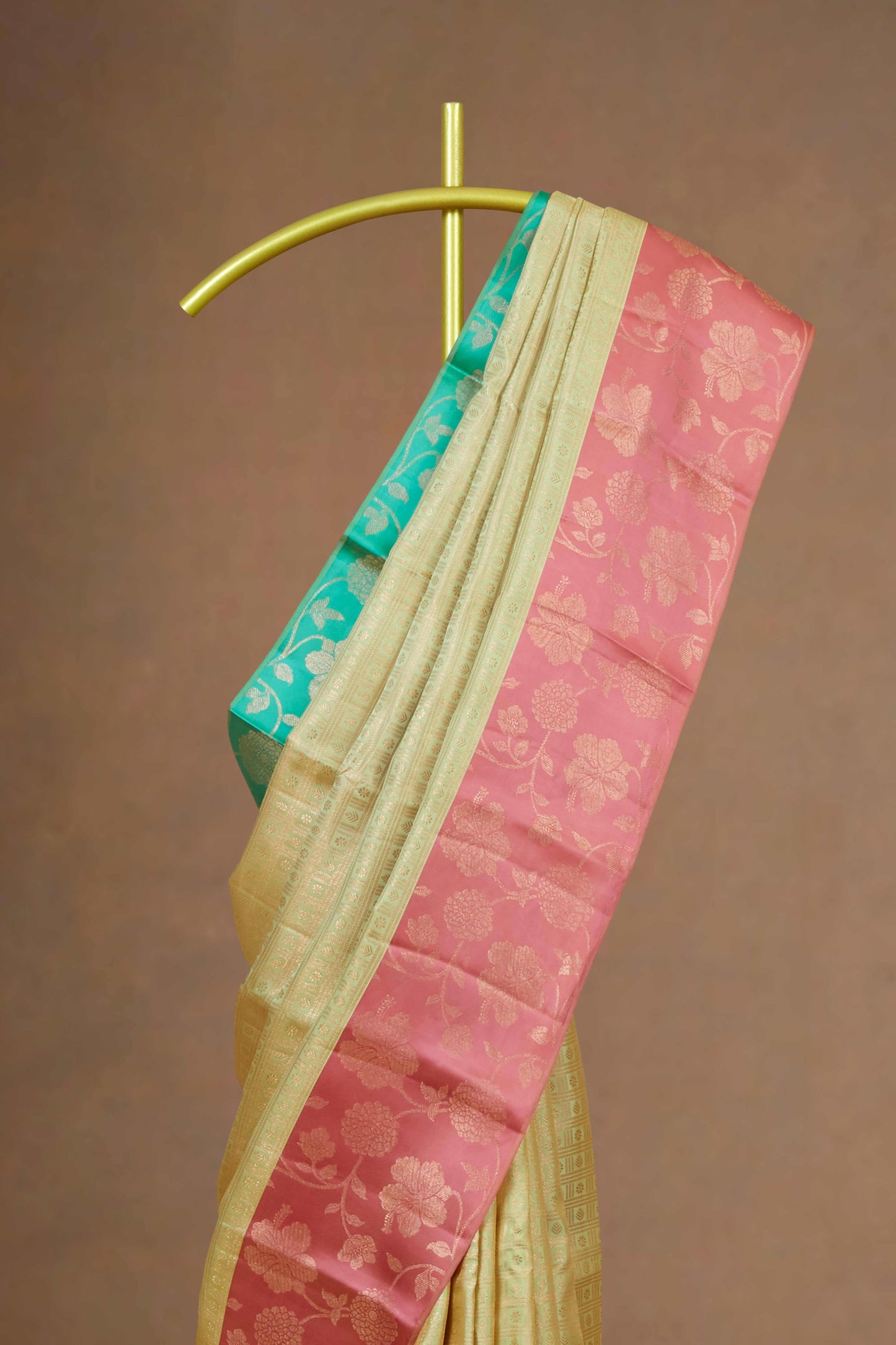 Jacquard silk sarees design