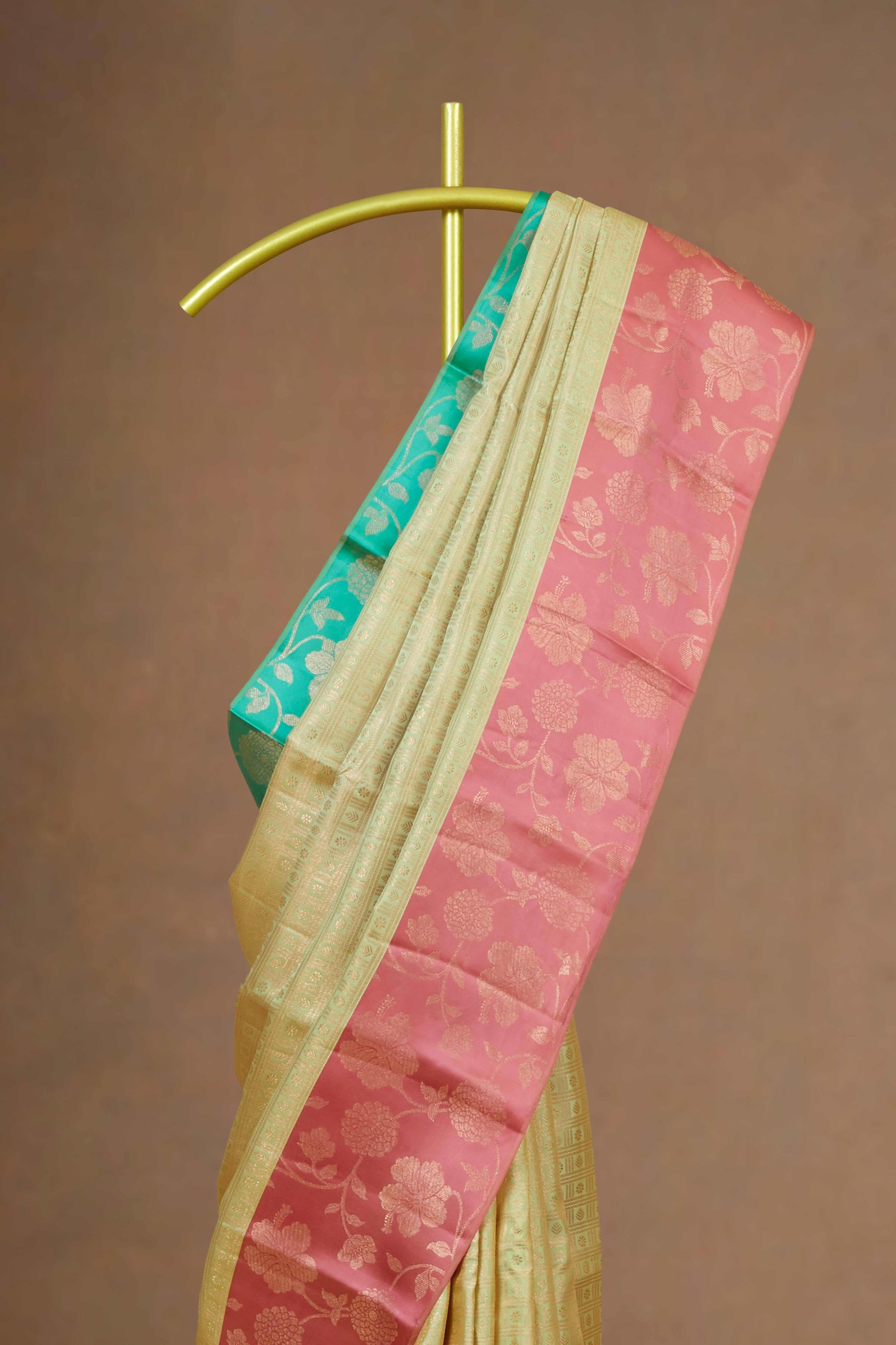 Jacquard silk sarees design