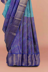 Jacquard silk woven saree
