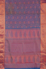 Jacquard woven pattu saree