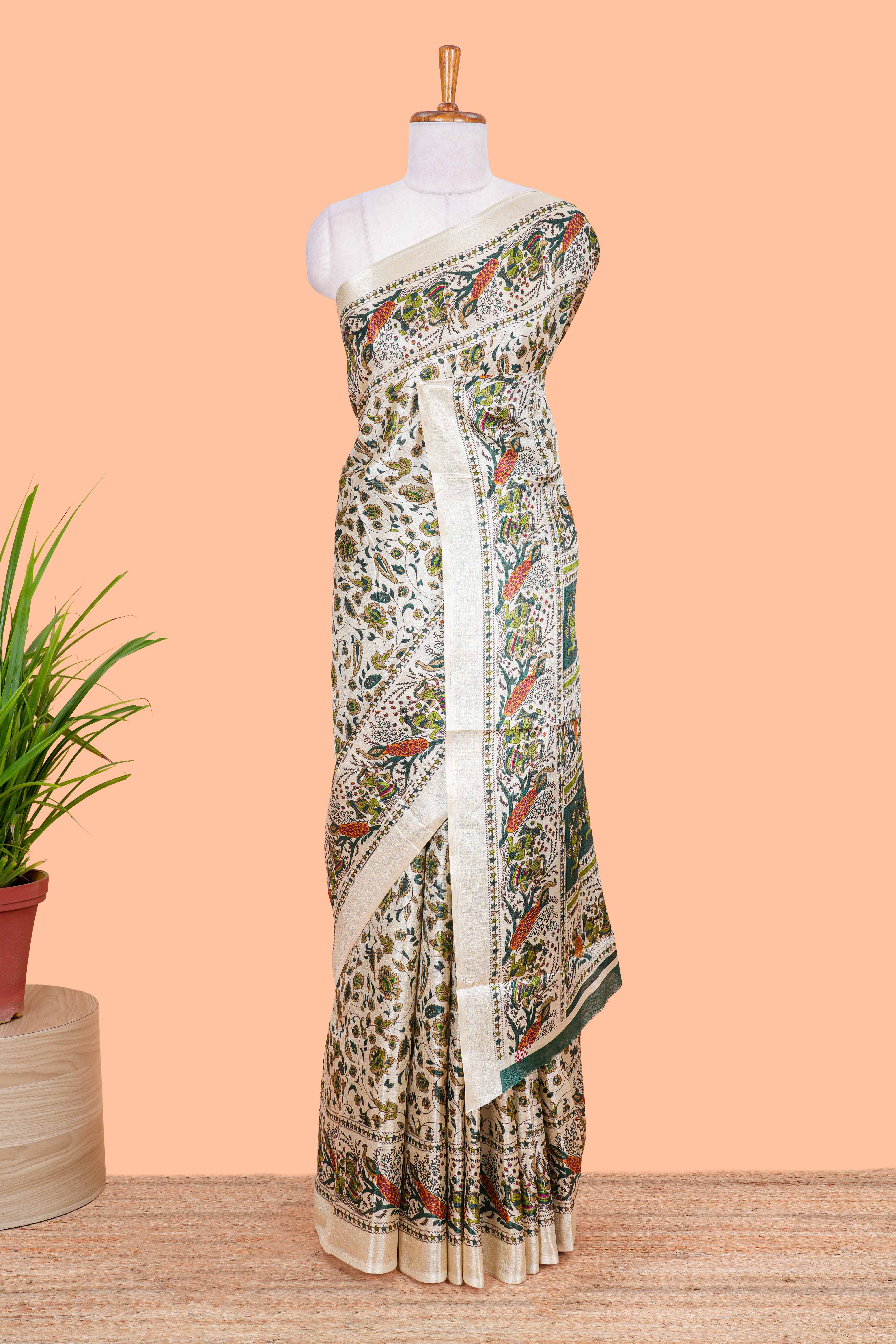 Kalamkari heritage motifs