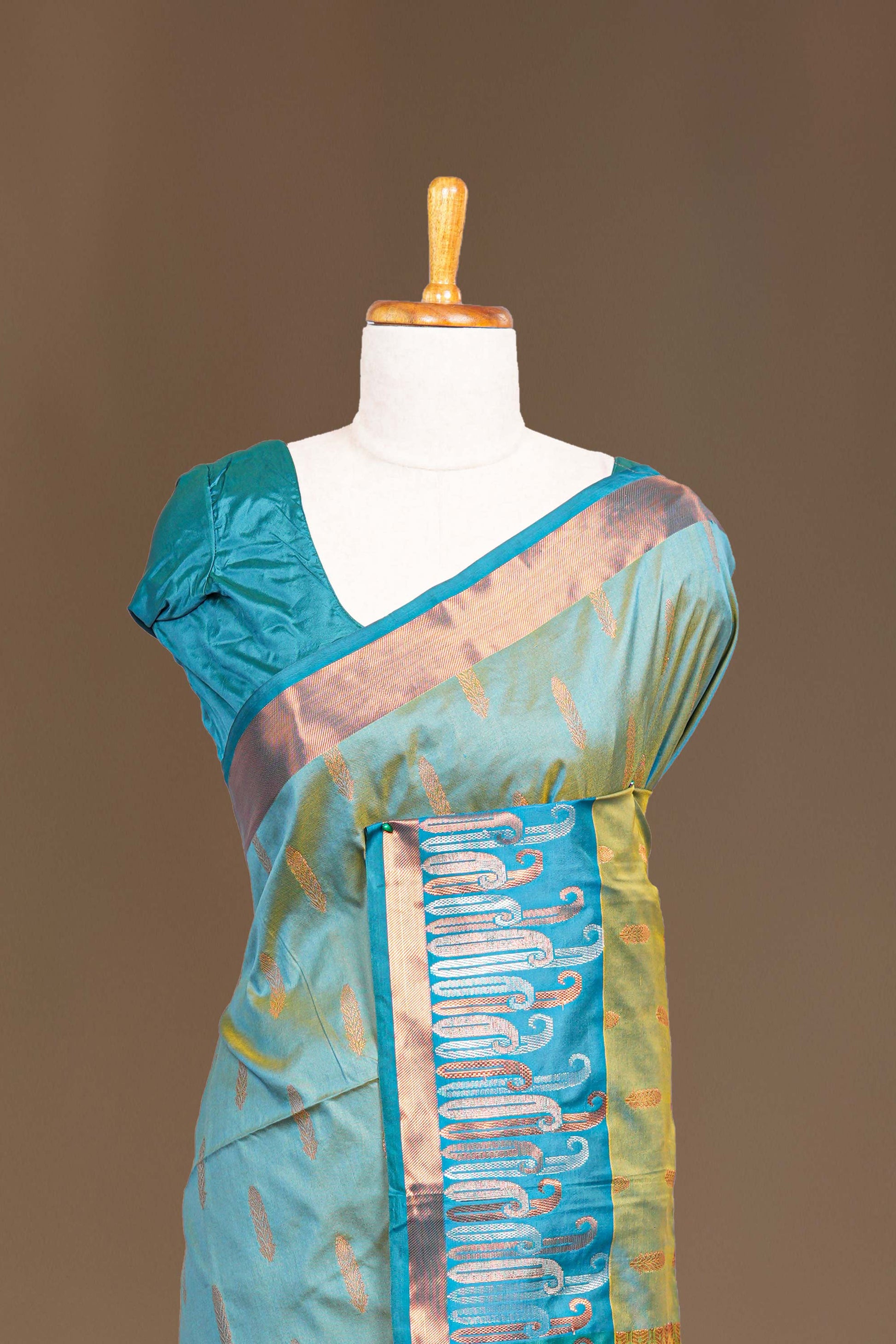 Kathan rich pallu saree