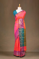 Kathan silk border highlight saree