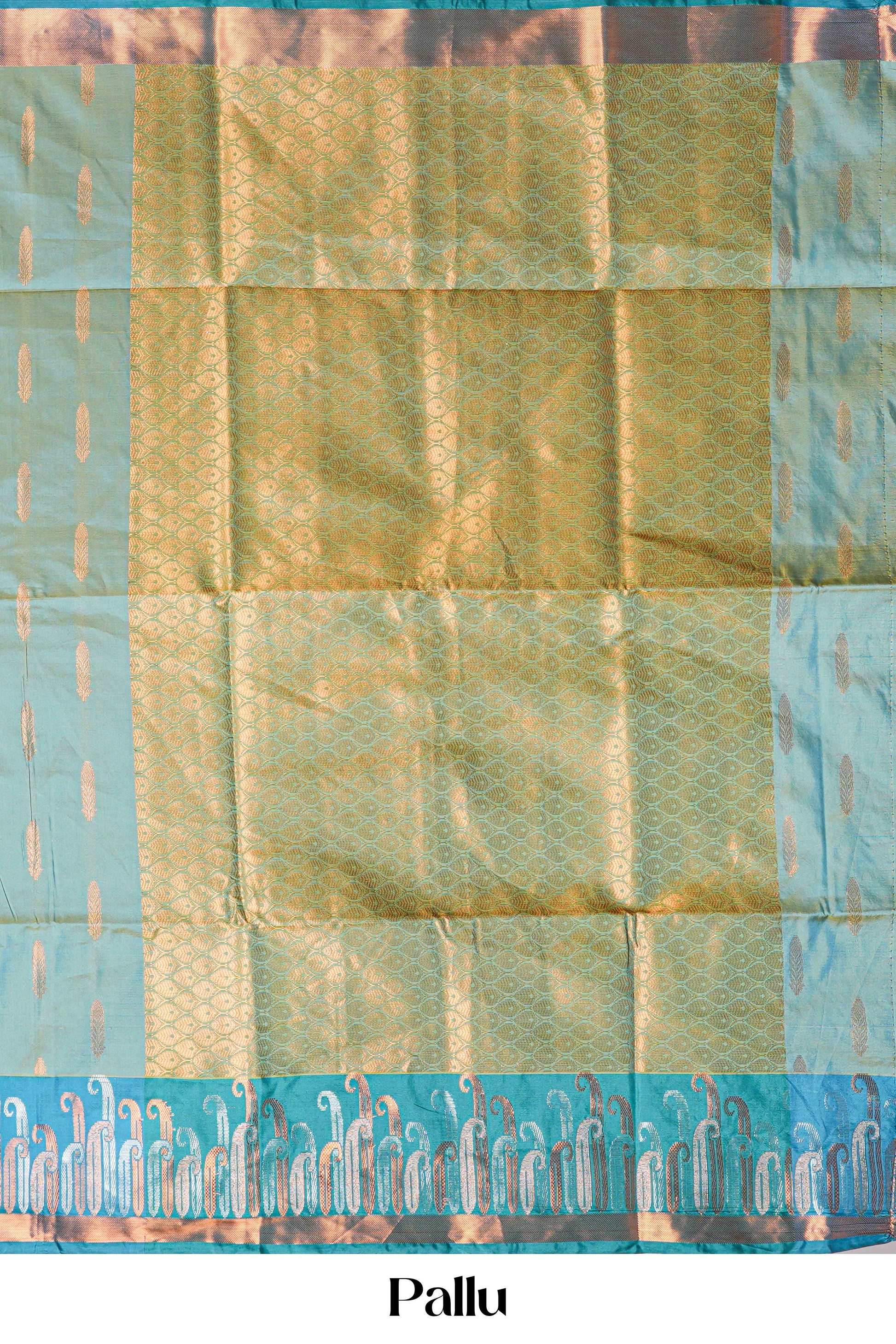 Kathan silk elegant drape saree