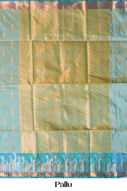 Kathan silk elegant drape saree