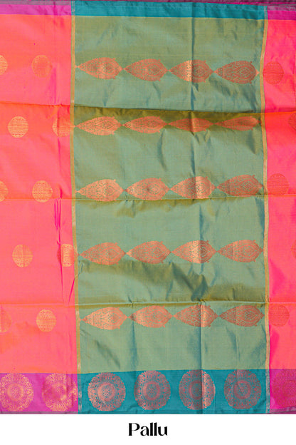 Kathan silk gold zari weave saree