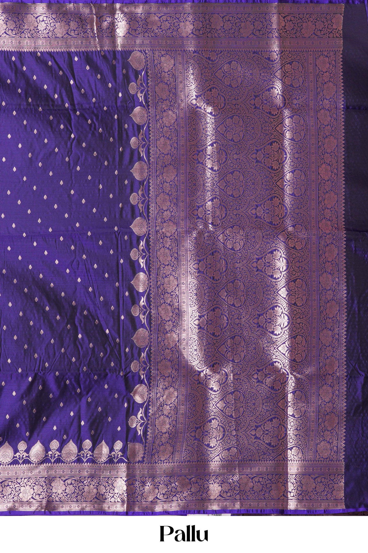 Kathan silk zari motif saree