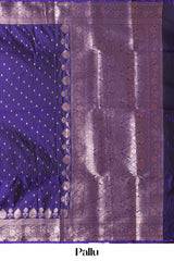 Kathan silk zari motif saree