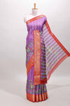 Lavender airy georgette fabric