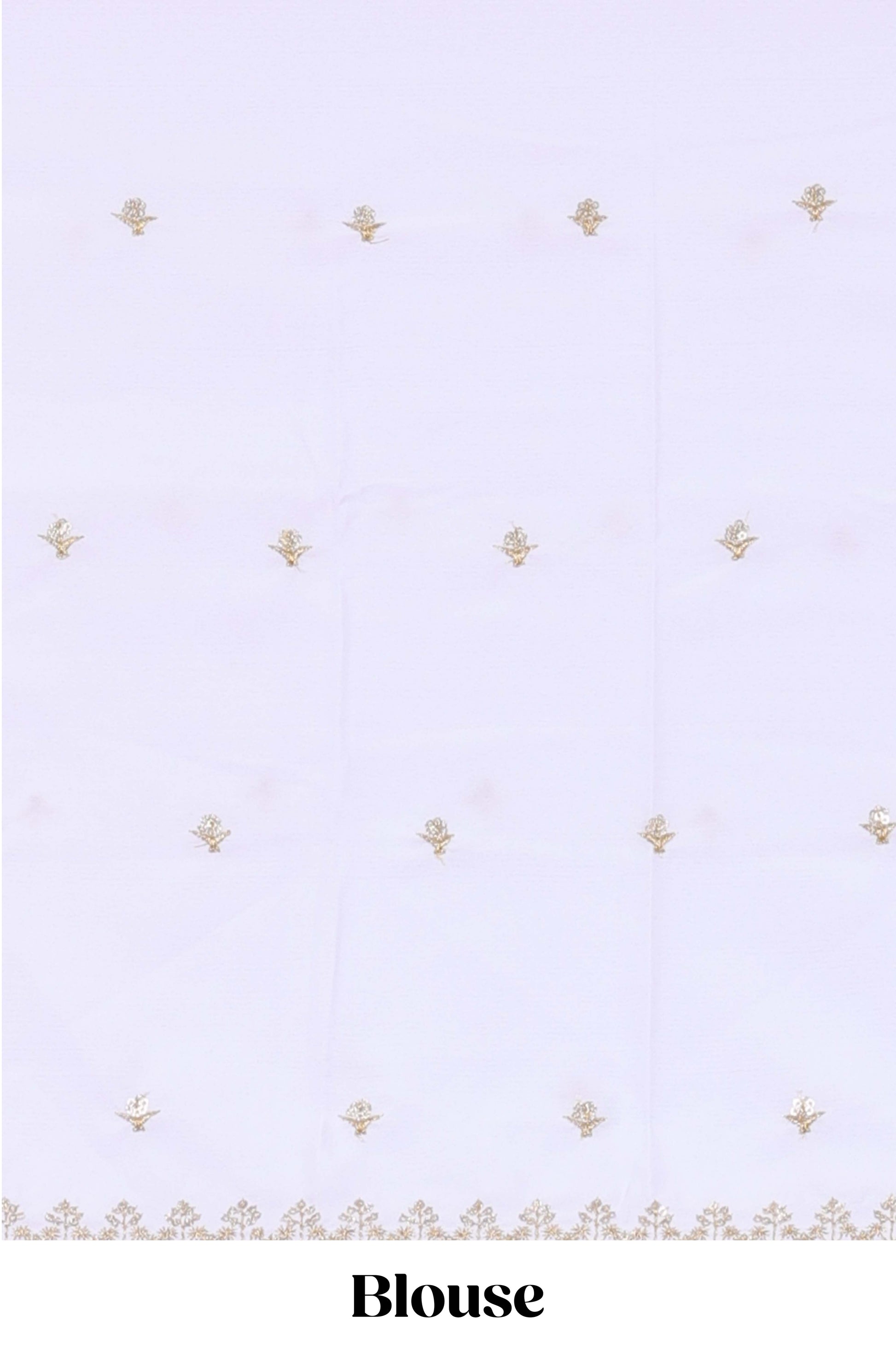 Lavender chiffon festive saree
