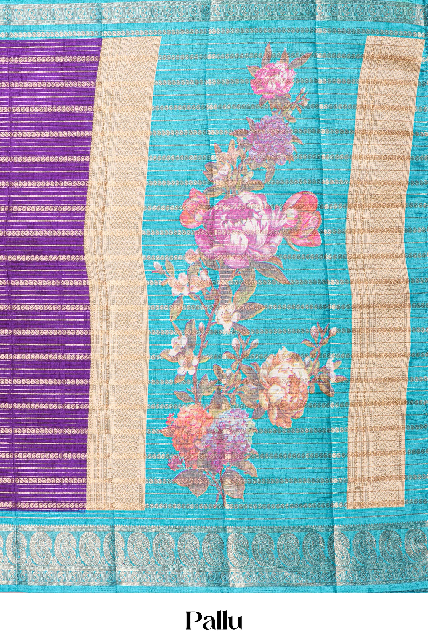 Lavender dola silk festive saree