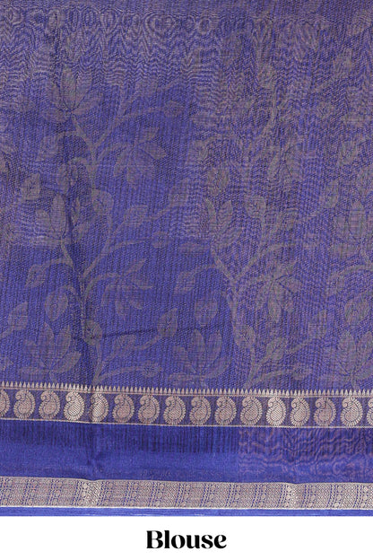 Lavender dola silk saree