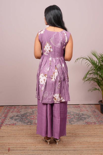 Lavender elegant ethnic wear