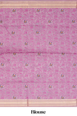 Lavender festive woven drape