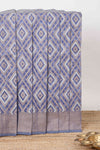 Lavender geometric diamond design Kota cotton saree