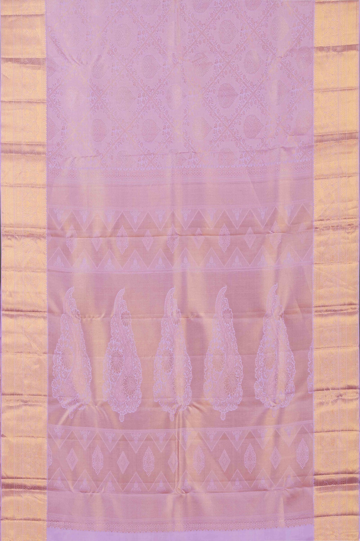 Lavender jacquard silk sarees
