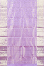 Lavender jacquard silks saree
