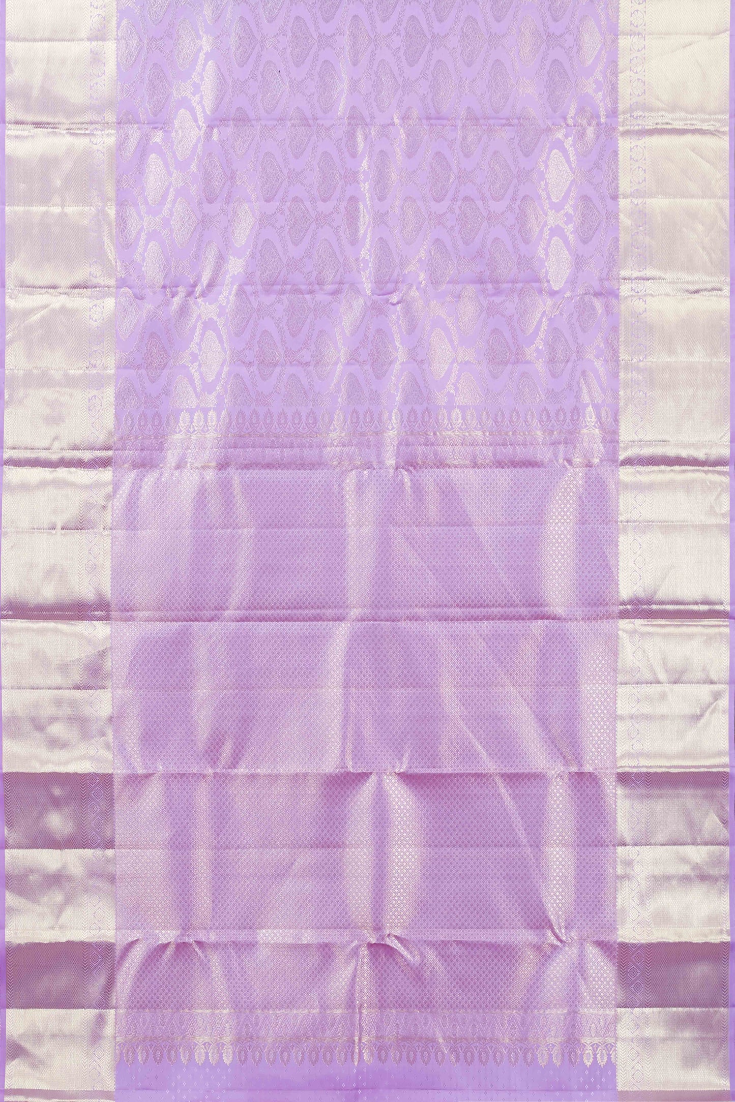 Lavender jacquard silks saree
