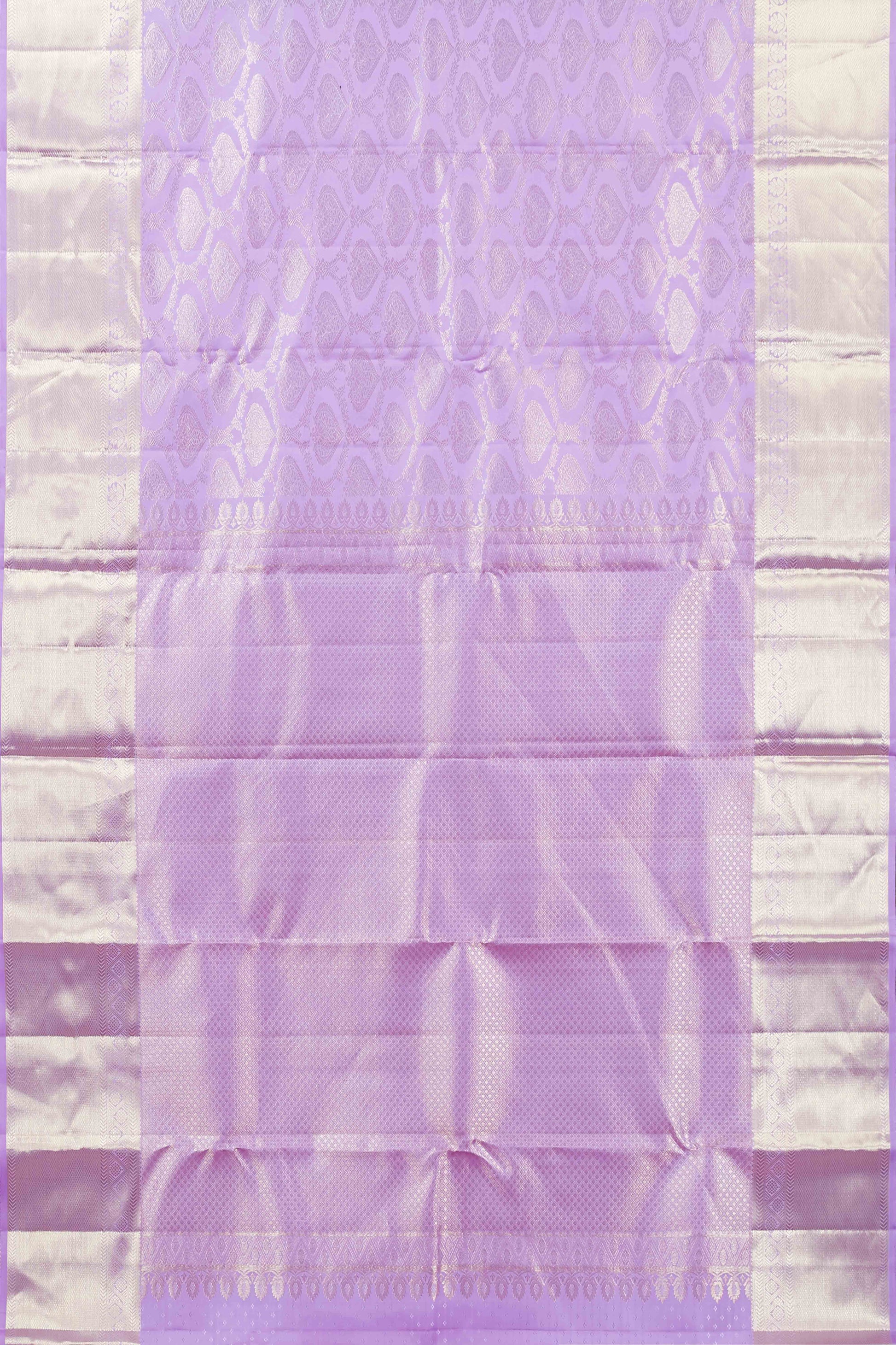 Lavender jacquard silks saree

