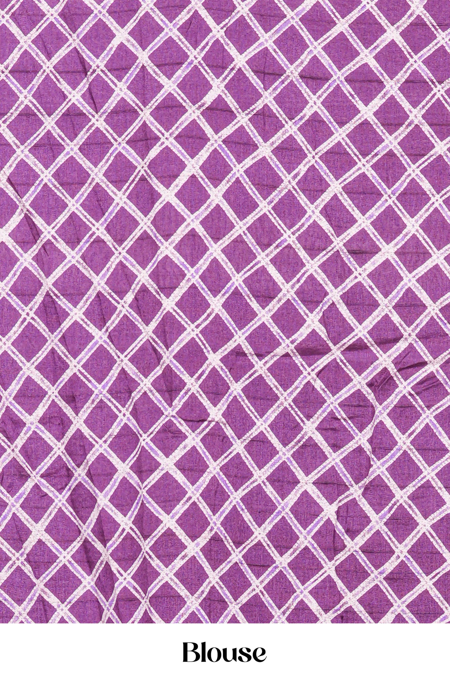Lavender linen floral saree