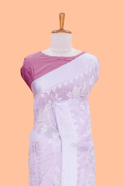  Lavender linen with blouse 