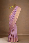 Lavender pattu silks sarees