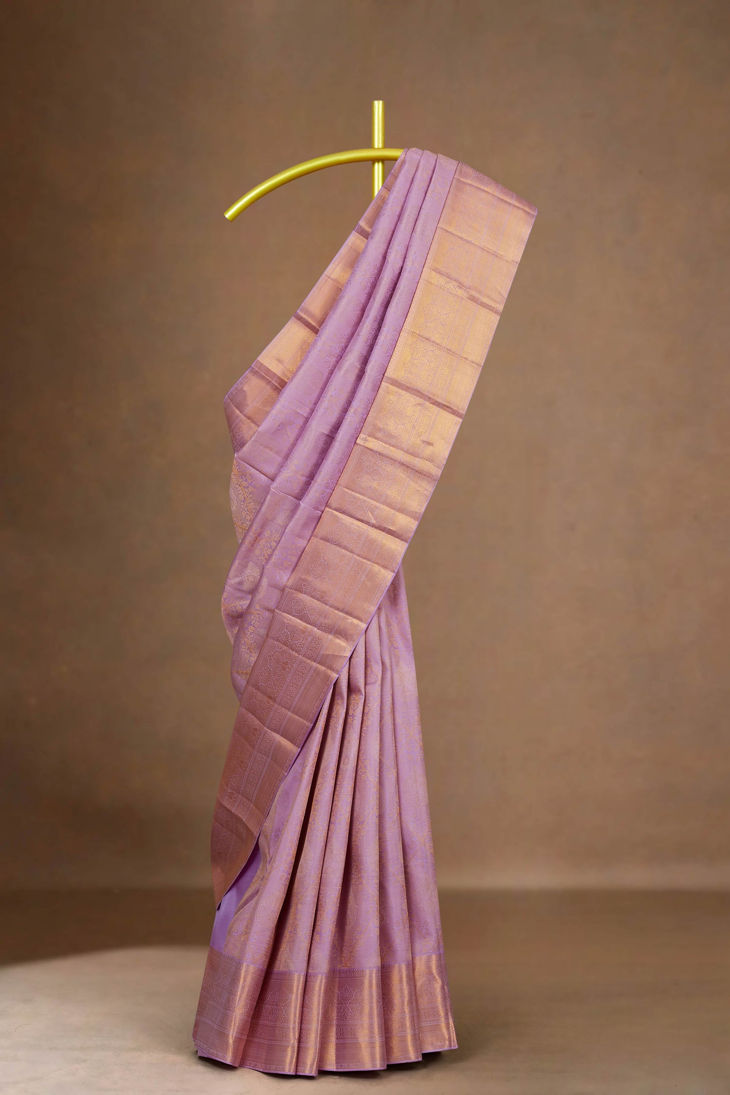 Lavender pattu silks sarees