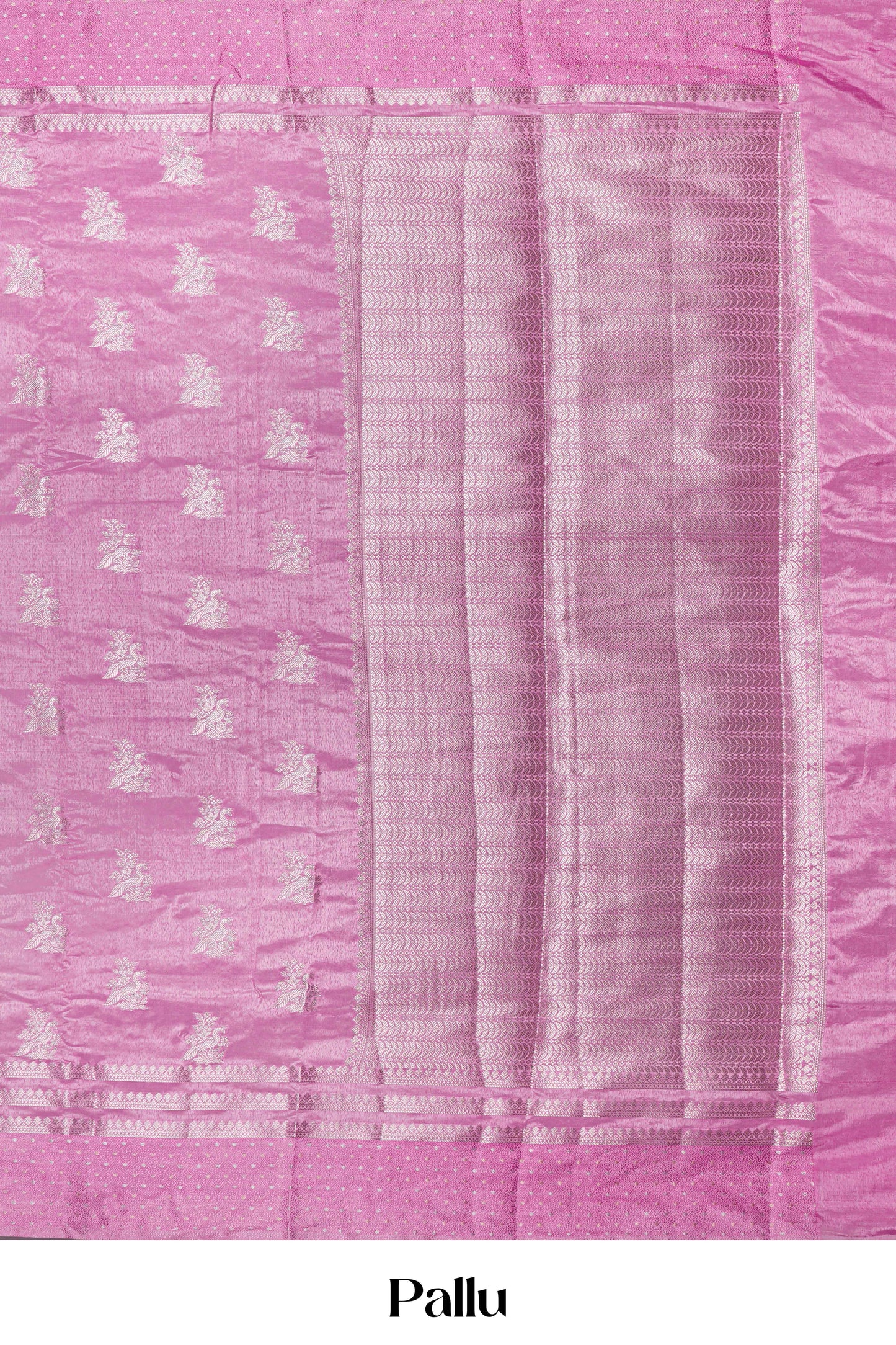 Lavender raw silk elegant saree