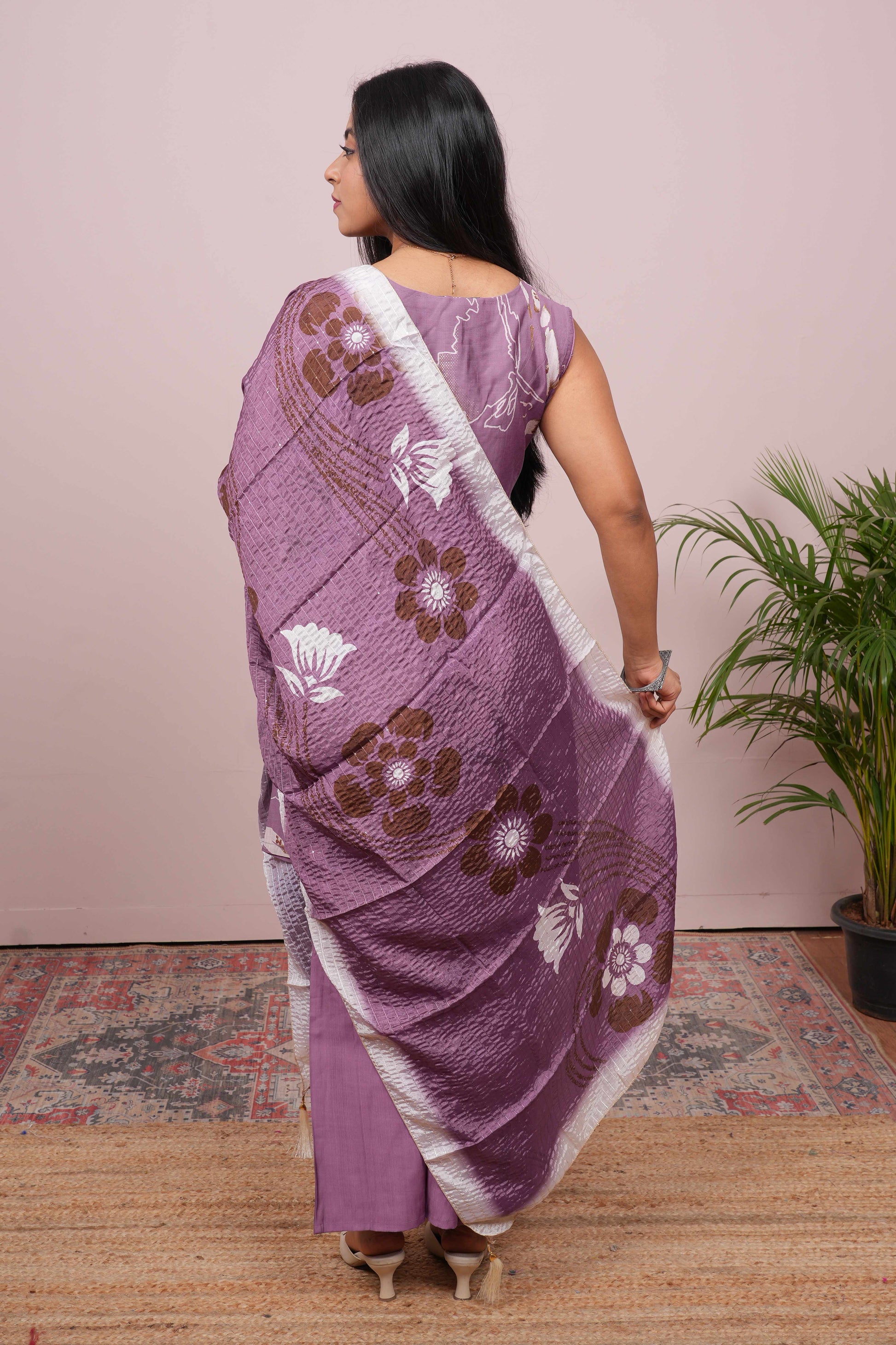 Lavender salwar set