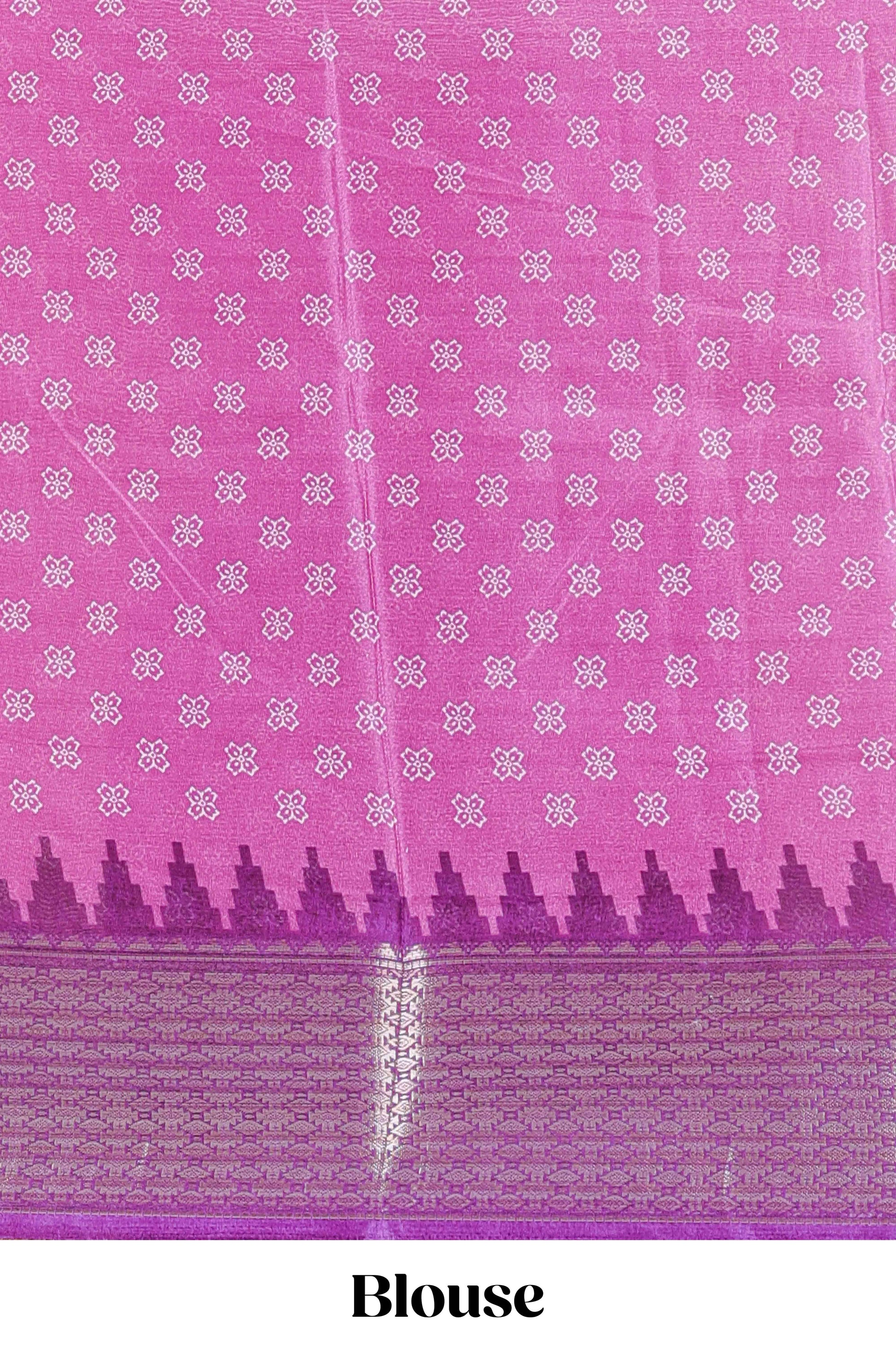 Lavender semi dola festive saree