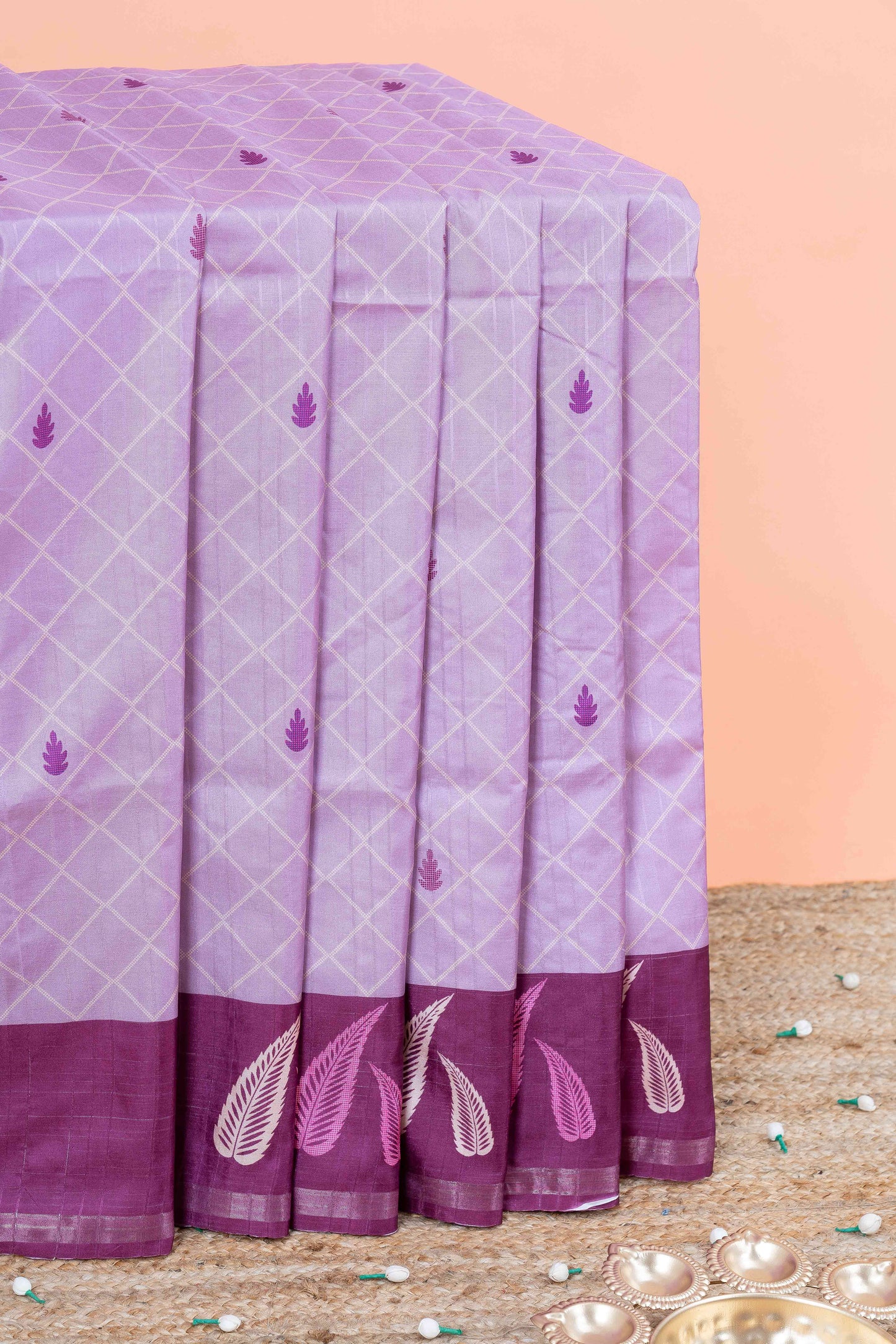 Lavender silk dola texture