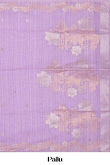 Lavender traditional cotton drape
